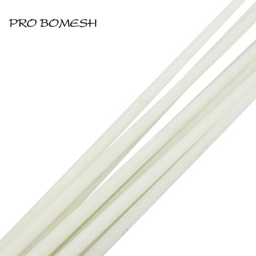 Pro Bomesh 2PCS/Lot 75-87CM 1 Section Solid Fiber Glass Ice Rod Blank Refitting Tip For Boat Rod DIY Rod Building Repair