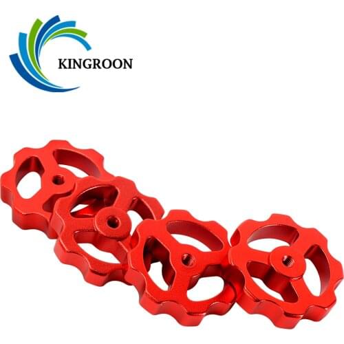 KINGROON 4sets Heat Bed Leveling Spring Knob M3 M4 Screw Nuts 3D Printer Print Platform Hot Bed Calibration Leveling Modules