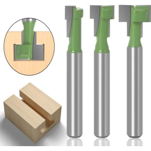 6.35 handle 6mm 1 / 4 keyhole cutter keyhole cutter photo frame hanging hole Gong cutter trimming machine woodworking milling cu