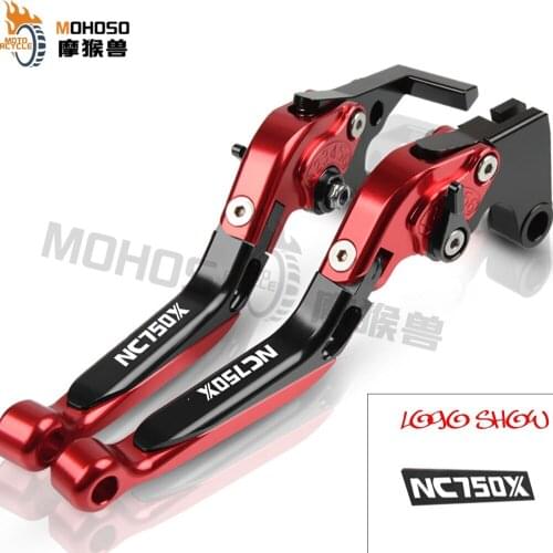 Motorcycle Brake Clutch Levers For Honda NC750X NC 750X NC 750 X Motorcoss Accessories CNC adjustable Folding Extendable Levers