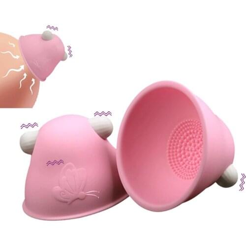 Sex Toys Nipple Stimulator Vibrator Wireless Vibration Breast Massager Charging 10 Speed Stimulation Breast Enlargement Vibrator