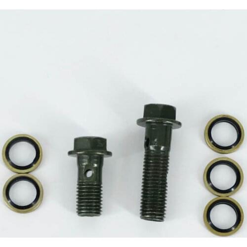 Replacement Motorcycle Brake Hollow Screw M10 x 1.25 Double Banjo Bolt For Honda Yamaha Suzuki Nuts & Bolts