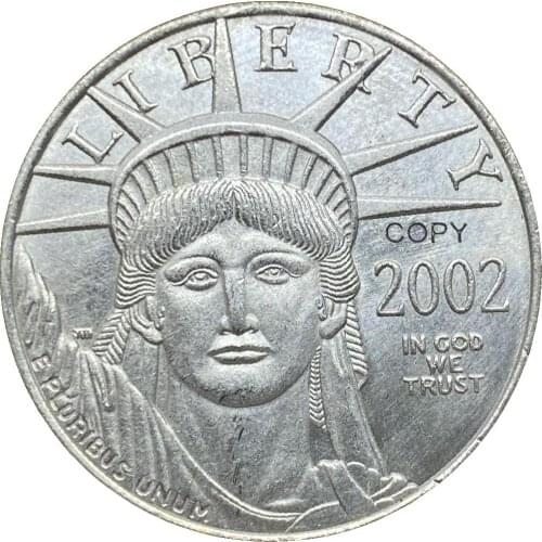 United States of America 50 Dollars Bullion Coinage 2002 W Plated Silver Copy Commemorative Coins