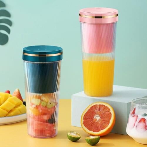 350ml Portable Electric Mixer Juicer USB Cup Blender Electric Household Orange Juicer Mini Fast Blender Kitchen Appliances