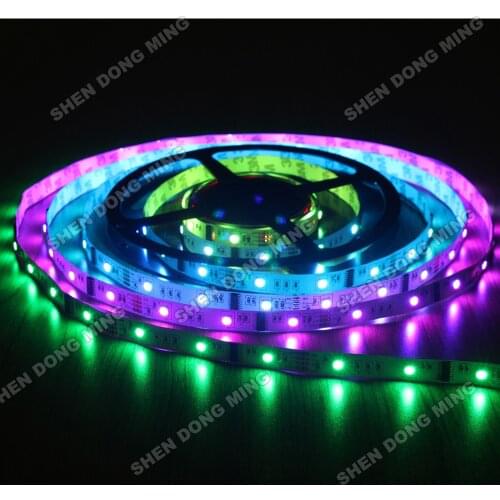 LPD6803 RGB led strip changeable dream color Led Pixel Strip 5m RGB 10IC 30Leds Waterproof IP22 Full Colors LED Digital Strip