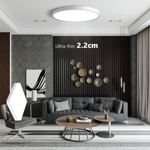 Ultrathin 85~265V Bedroom Ceiling Led Lamps Room Lights Lighting Fixture Ceiling Light For Living Room Kitchen Flush Mount