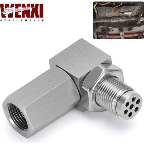 Universal Oxygen Sensor Extender 90 Degree 02 Bung Extension Catalytic Converter O2 Oxygen Sensor Spacer WX-OSE02