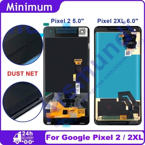 6.0" For HTC Google Pixel 2 XL LCD Display Touch Screen Digitizer Assembly Replacement For Pixel 2XL LCDs Screen