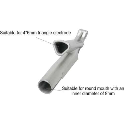 1pc 8mm Speed Welding Nozzle Round/Triangular Welding Tip for Plastic Leister Vinyl Welder