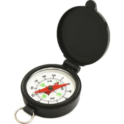 1PC Portable Mini Precise Compass Practical Guider for Camping Hiking North Navigation Survival Button Design Compass