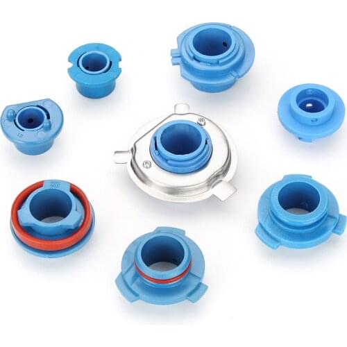 2Pcs LED Headlight Bulb Base Adapter Socket Retainer Car Conversion Kit Auto Replacement Parts