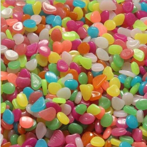 20pcs/lot Luminous stone Fish tank Bottom sand landscape stone gardening potted landscape Pebble artificial stone