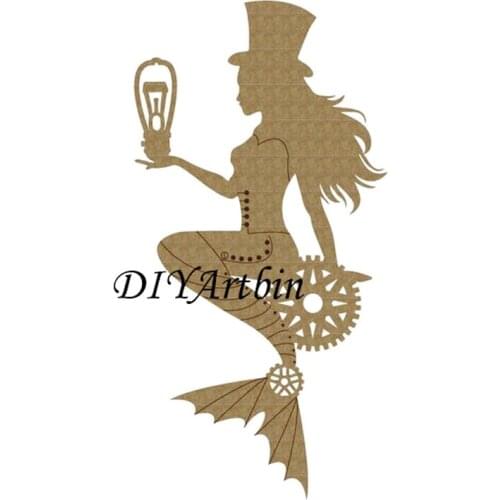 2021 Mermaid Cutting dies layering die Scrapbook paper craft knife mould blade punch stencils dies