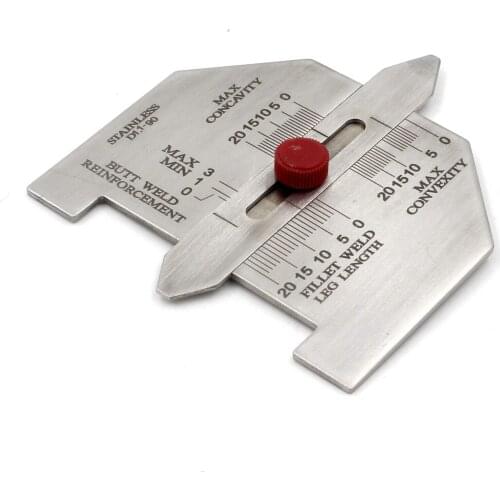 Automatic Welding Gauge Fillet Weld Length Stainless Steel Weld Gage Metric MM