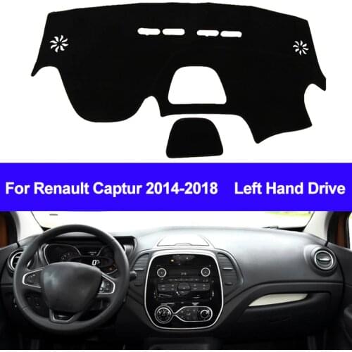 TAIJS Car Dashboard Cover For Renault Captur 2014 2015 2016 2017 Dash Mat Dash Pad Sun Shade DashMat Dash Board Cover Carpet