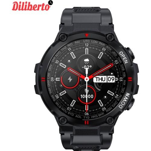 Diliberto K22 Smart Watch Men Bluetooth Call Multifunction Music Control Customized watch faces Sport Fitness Tracker Smartwatch