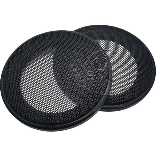 For 4" inch Audio Speaker Conversion Net Cover Subwoofer Decorative Circle Metal Mesh Grille 134mm #Black1