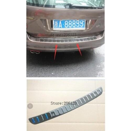 For Volkswagen VW Golf 7 Mk7 2013 - 2018 Car Rear Deck Bumper Protector Step Panel Boot Cover Sill Plate Trunk Stainless Steel