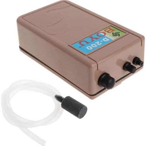 Aquarium Oxygen Pump Portable Outdoor Air Pump Dry Battery Professional Emergency Fish Tank Equipment Supplies Devices