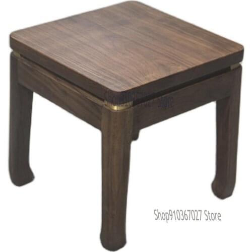 Solid Wood Childrens Small Bench Ins Net Red Small Stool Home Adult Low Stool Zen Simple Square Stool
