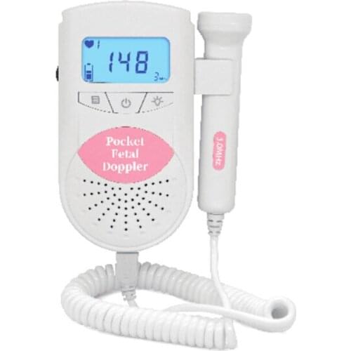 Medical veterinary monitors approved LCD display medical equipment vital signs baby heartbeat fetal doppler digital monitor