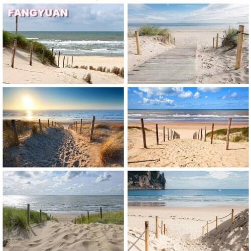 5D Diy Diamond Painting Nature Sea Beach Full Drill Diamond Embroidery Mosaic Cross Stitch Kit Picture Home Decor Accessories