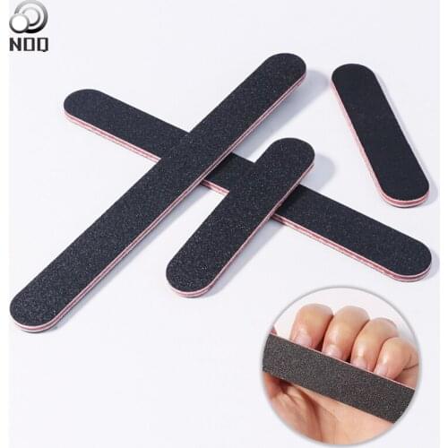 10pcs Black Nail File Set 100/180 Sanding Buffer Block Professional For Nail Polish Nail Accessories Pedicure Manicure Tools