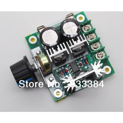Wholesale!!!12V-40V 10A 13khz Pulse Width Modulation PWM DC Motor Speed Control Switch 1pc free pos
