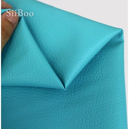 Siiboo PU fabric standard lychee pattern 0.7mm thickness 140cm width one piece 50cm home textile DIY sofa cover sp6570