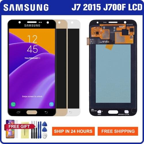 Super AMOLED Screen For Samsung Galaxy J700 LCD Display Touch Screen Digitizer Parts For Samsung Galaxy J700F J700H J700M