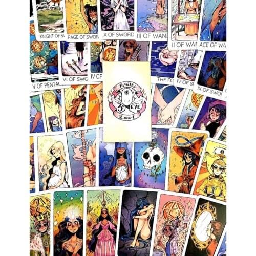 Britts Third Eye Tarot Full English Version 78-Card Deck Oracle Friends Party Board Game Divination Fate D5QD