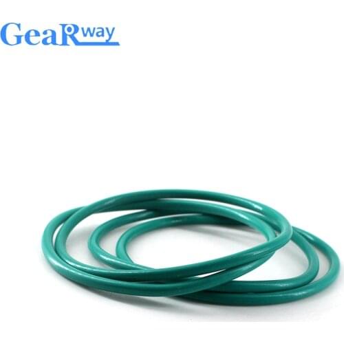 Gearway 2.5mm CS Fluorine Rubber O Ring Seal Gasket Green FKM O Ring Sealing 71/72/73/74/86/87/98mm OD O Ring Seal Washer