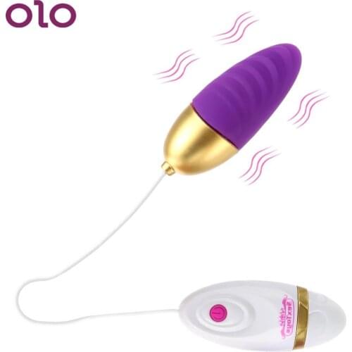 OLO Vibrating Egg Clitoris Stimulation Egg Vibrator Multispeed Exerciser Vagina Kegel Balls Remote Control Sex Toys For Women