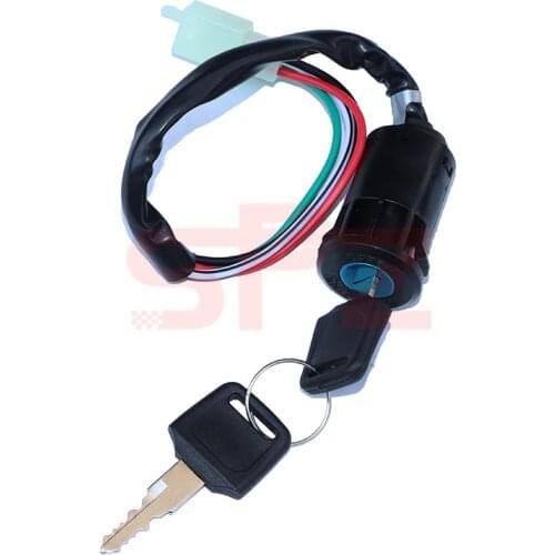 1 Set ATV Ignition Key Switch Universal 2 Wires Ignition Keys Start Switch Lock Key For ATV Go Kart Scooter Motorcycle Quad