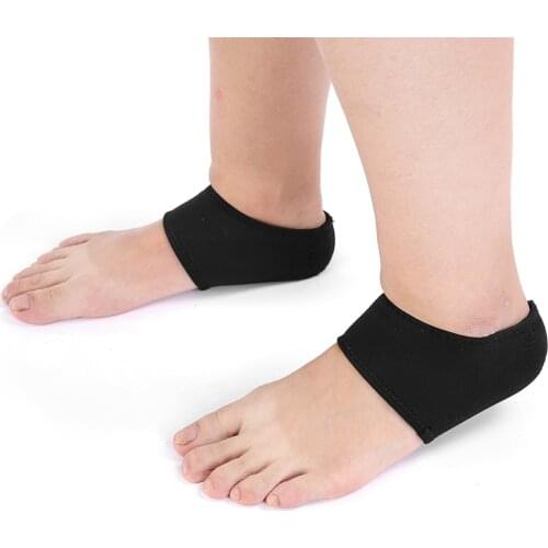1 Pair Heel Sleeve Plantar Fasciitis Therapy Injury Wrap Heel Pads Foot Care Warm Pain Relief Arch Support Heel Protective Socks