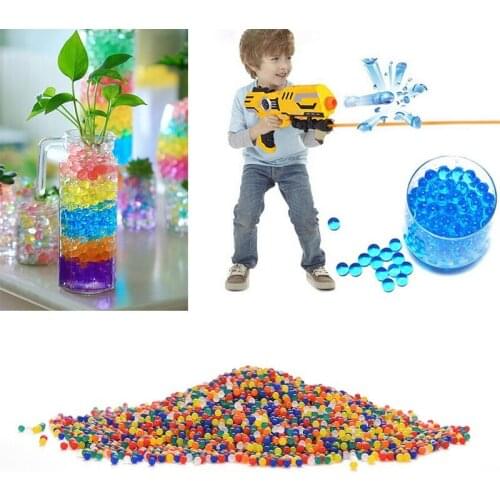 1000PCS Sea Baby Crystal Mud Sponge Crystal Beads Colored Clay Bubble Beads Absorbent Beads Soilless Culture 5z