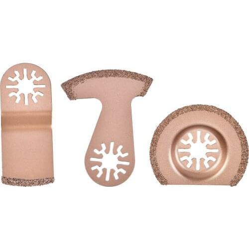 3pcs Oscillating Segment Multifunction Tool Carbide Saw Blade