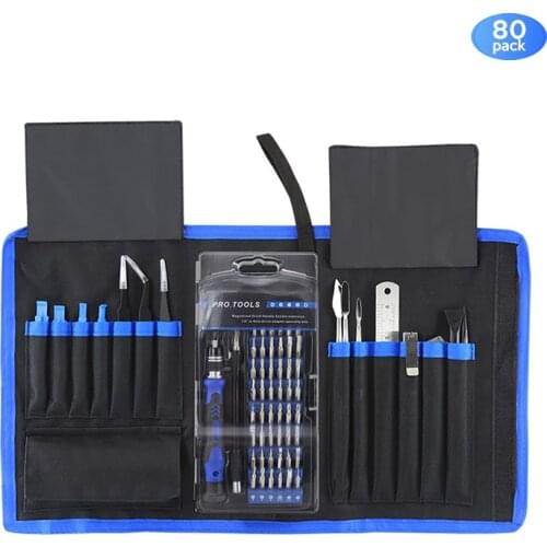 81 in 1 CR-V Screwdriver Set with Magnetic Driver Kit, Professional Electronics Repair Tool Kit Precision Screwdriver Set
