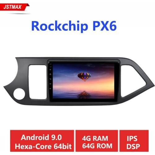 9" IPS Android 9.0 TDA7850 Car Radio Player multimedia for Kia Morning 2011 2012 2013 2014 2015 Bluetooth GPS HDMI Stereo MP3