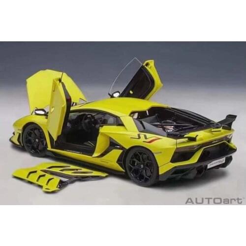 Autoart 1: 18 Lamborghini avantador SVJ full open door Limited Edition car model sports car model collection handicraft toy gift