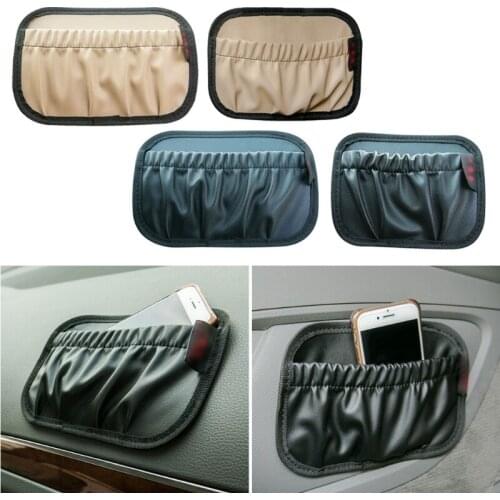Car Storage Box Pocket Organizer Mobile Phone Charge Box Holder Multi-function Car Debris Storage Bag Dashboard Seat Phone Walle