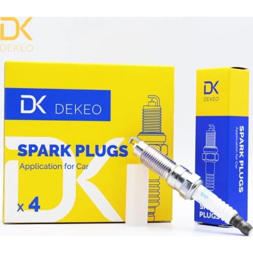 DEKEO Iridium Spark Plug For FORD MUSTANG TRUCK MEDIUM MERCURY TRUCK MOUNTAINEER LINCOLN TRUCK HJFS24FP 4PCS