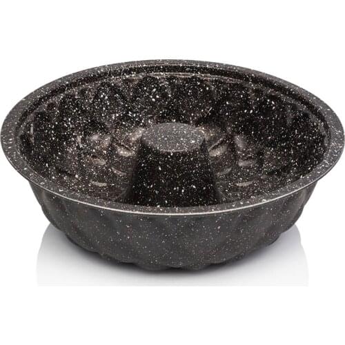 EWs Matte Black Prism Cake Mold 26 Cm