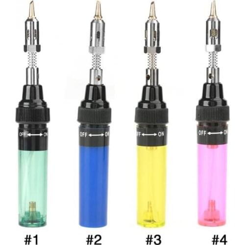1Pc Gas Soldering Iron Cordless Butane Blow Torch Soldering Iron Gun Portable Welding Pen Tool for repair Electronics Best Offer