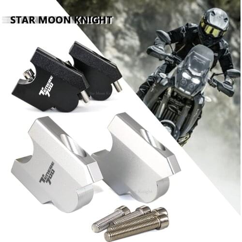 For Yamaha Tenere 700 Tenere700 XT700Z XTZ 700 T7 T700 2019 - Motorcycle HandleBar Riser Handle Bar Mount Clamp Adapter