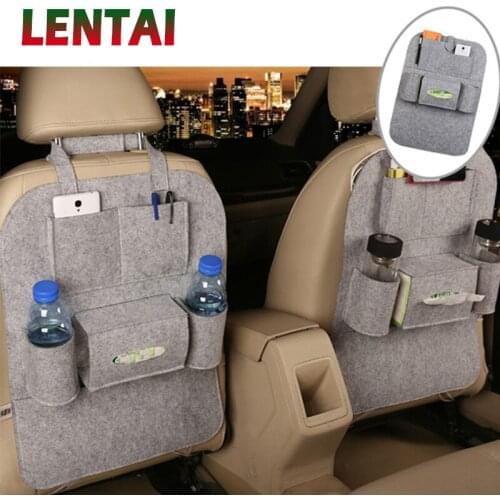 LENTAI 1PC Auto Car Back seat storage bag Net For Peugeot 508 308 206 307 207 407 2008 Citroen C4 C5 Opel Astra j h Insignia