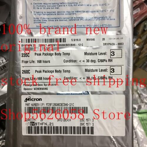 MT29F128G08CBECBH6-12:C NW646 MT41J128M16HA-15E:D D9LGQ BGA 100% new original 2PCS/LOT STOCK