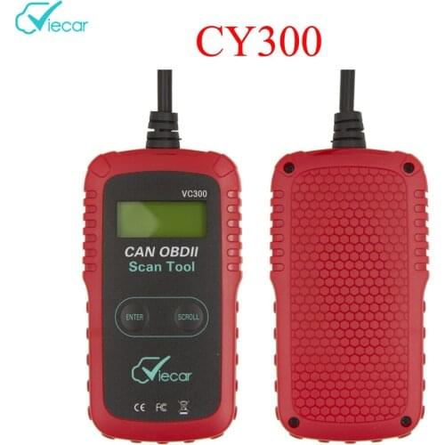 New Arrival OBD2 Diagnostic Code Reader Viecar CY300 OBDII Scanner Tool super Multifunction Device Support All 9 OBD Protocols