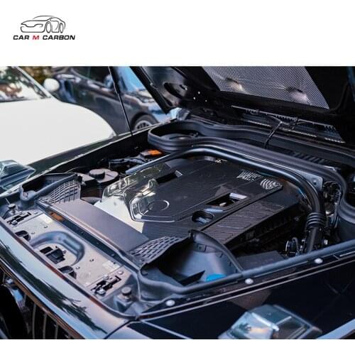 New product dry carbon fiber hood engine cover for G class W464 G500 style hood scoop engine bonnet covers