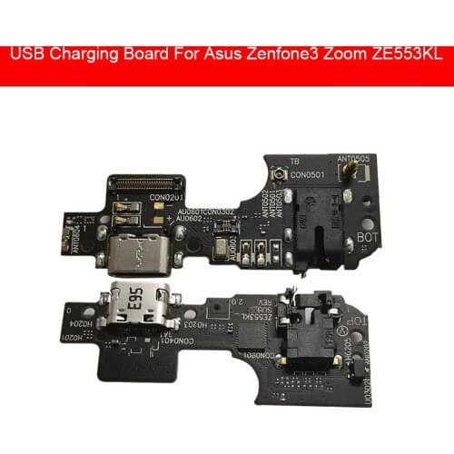 USB Charging Jack Port Board For Asus Zenfone3 Zoom ZE553KL Z01HD Charger Dock Plug Connector Board Repair Parts
